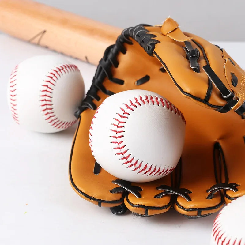 1/3pcs Handmade Baseball Nine Inch Game Training PVC Baseball Rubber Inner Soft Baseball Solid Foam Bouncy Ball Group Athletics