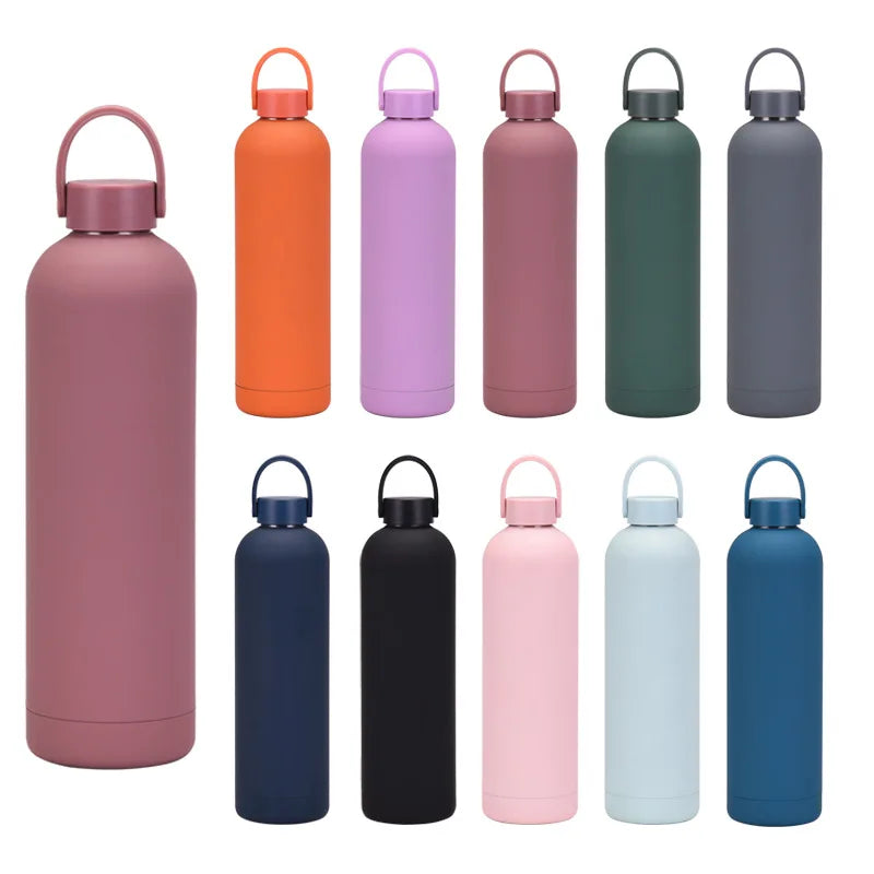 1000ML Stainless Steel Water Bottles Thermos Bottle Insulated Water Bottle Drinking Bottle Coffee Cup Travel Mug Vacuum